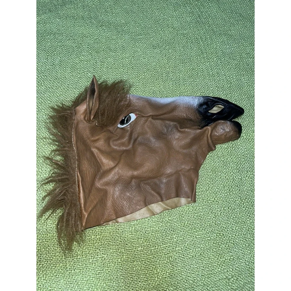 Horse Head Mask Halloween Costume‎ Theater Prop